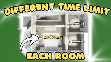 BUILDING A BLOXBURG HOUSE BUT EVERY ROOM IS A DIFFERENT TIME LIMIT (2024)