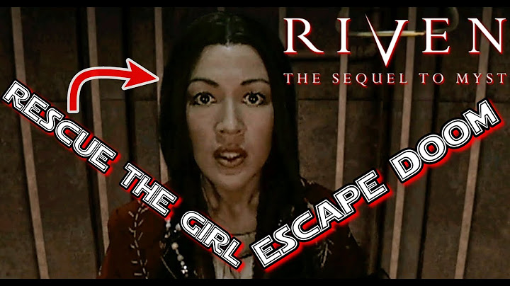 Rescue the girl and escape impending doom in Riven: The Sequel to Myst