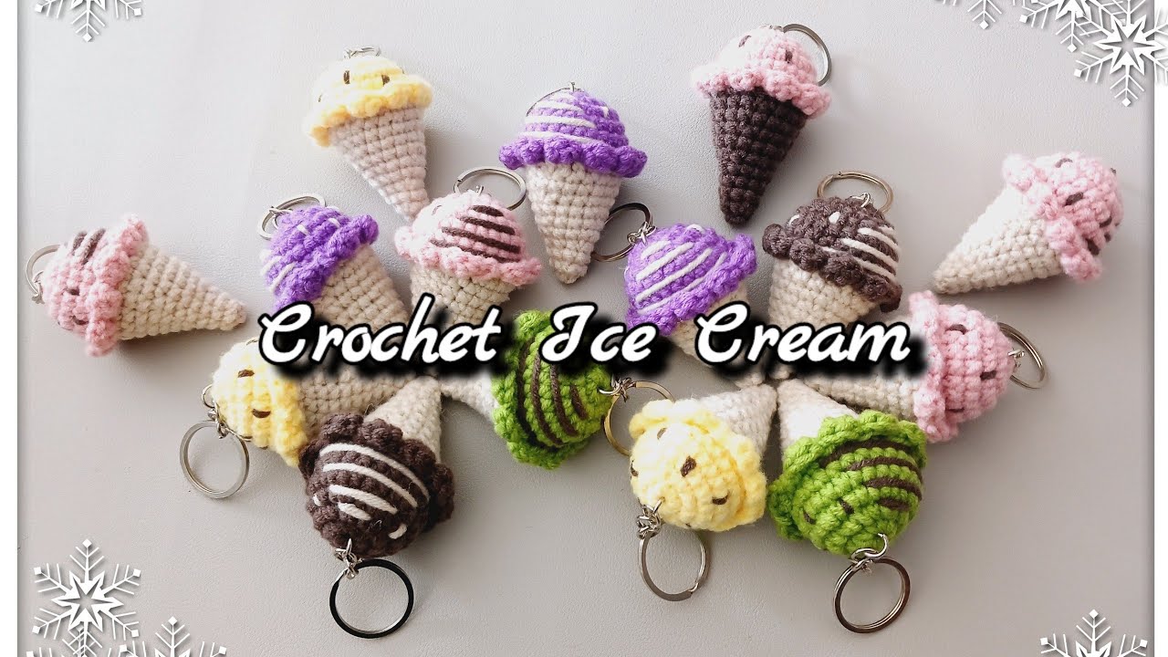 [FIMASA] Crochet Keychain Ice Cream