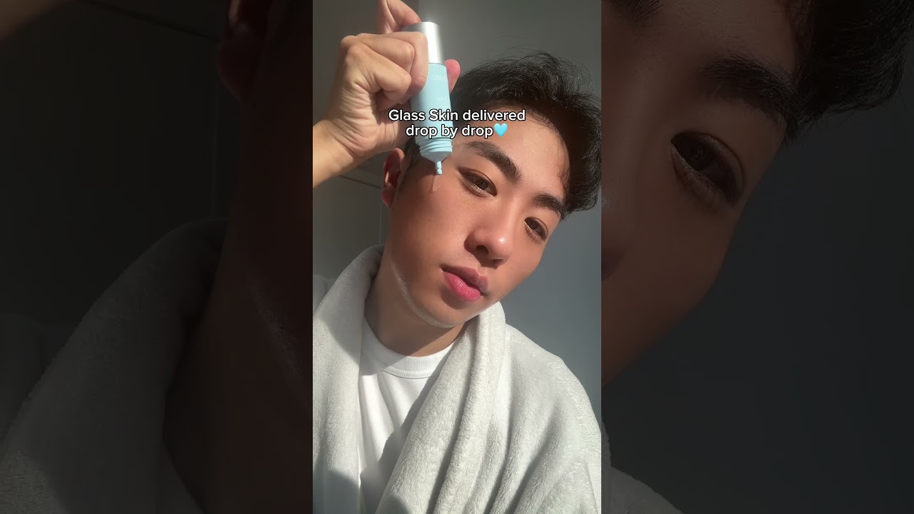 THIS IS OUR NEW GLASS SKIN FACIAL IN A BOTTLE 🤭🩵💧 Laneige Water Bank Aqua Facial