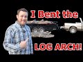 #154 I Bent the DIY Log Arch! Homesteading at its Best!