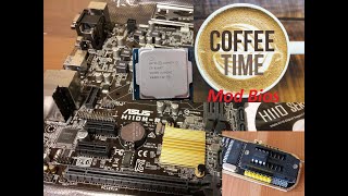 Мод биос Asus H110M-R + I3 8100t CoffeeTime 0.99