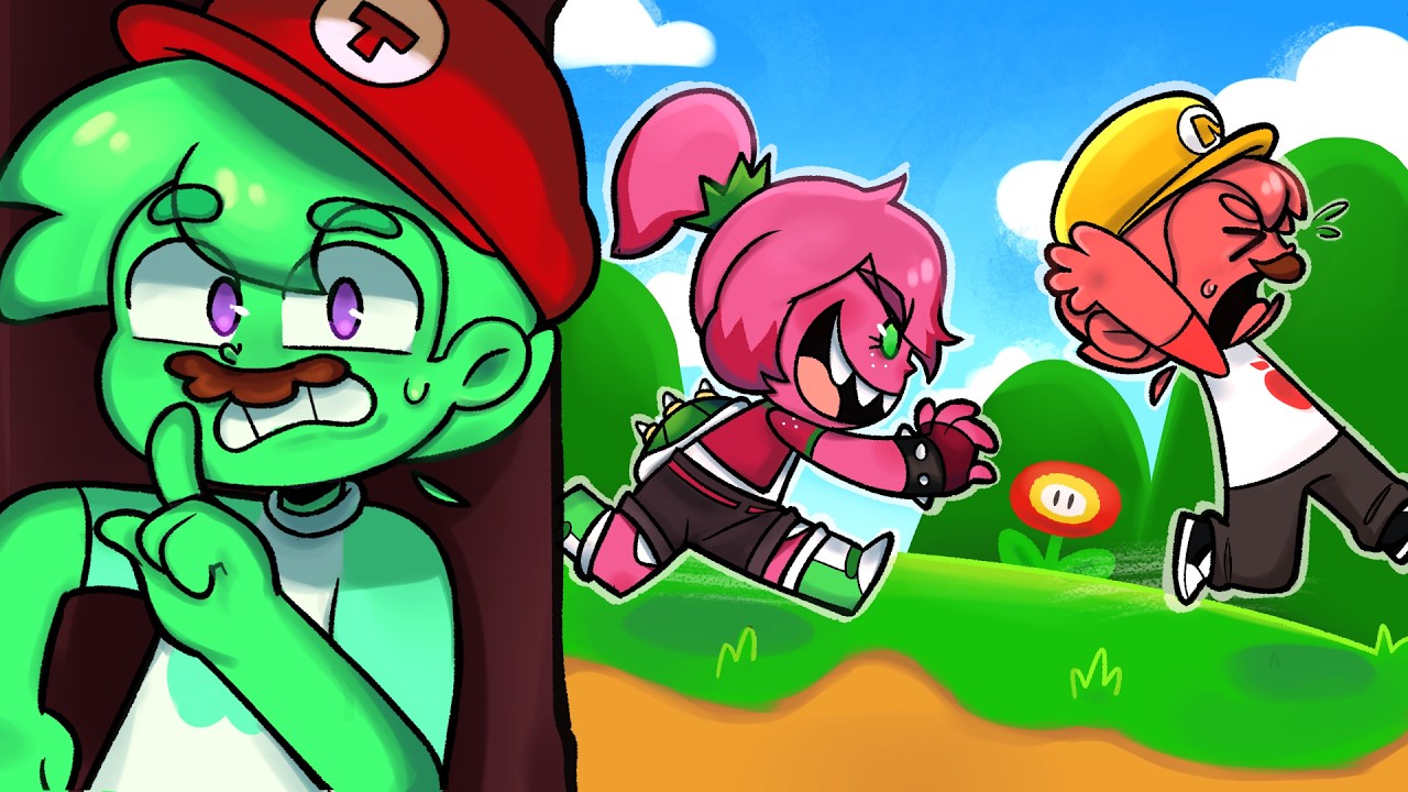 ESCONDE-ESCONDE NO MAPA DO MARIO !!!