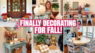 Making My Home Feel Like Fall 🍂 Cleaning, Decorating & Banana Muffins screenshot 1
