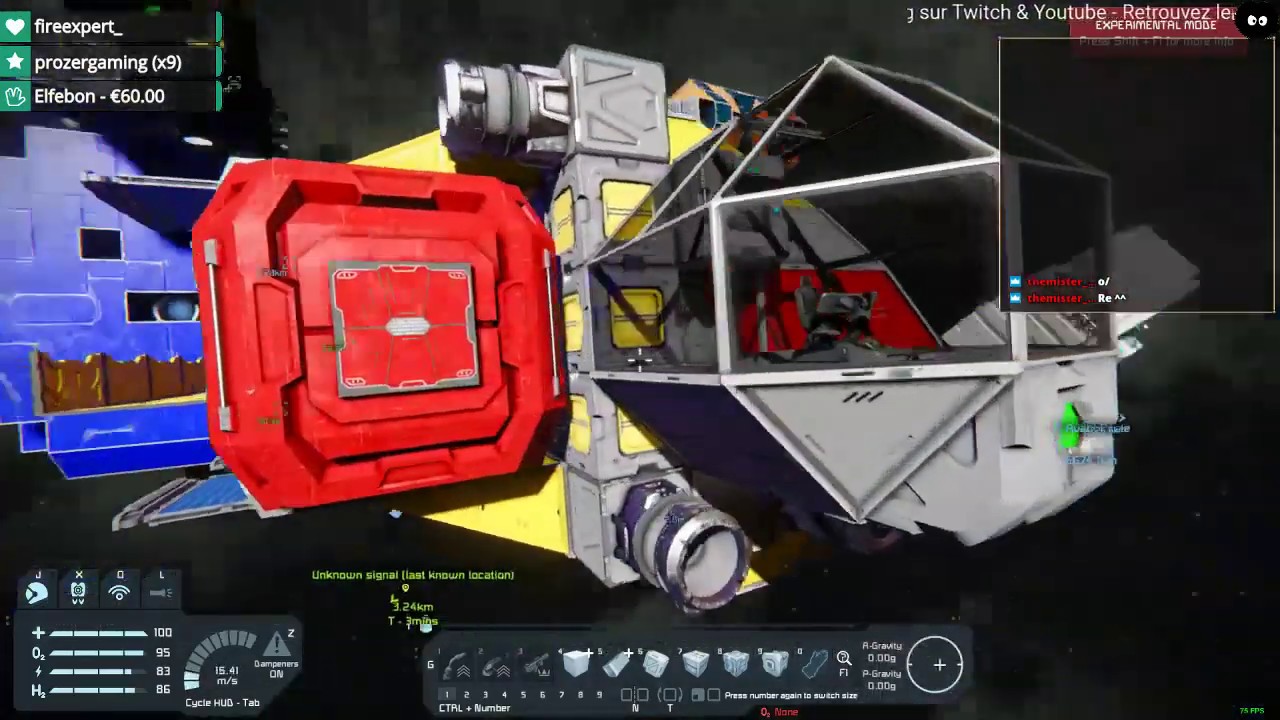 Space Engineers - Nouveau futur vaisseau mère - YouTube