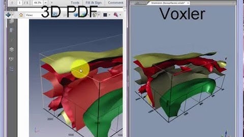 Voxler to 3D PDF Demo