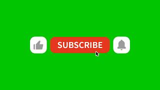 YouTube Subscribe Button with Cursor Animation | Green Screen | 4K | 60FPS | Free Download