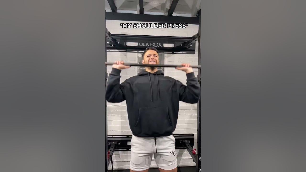 My shoulder press vs lateral raise YouTube