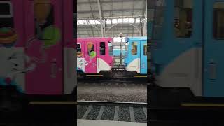 Prague City train in child styled