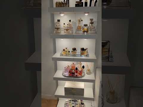How To Organize Perfumes With The Ikea Shelf Ikeafurniture Perfumes Organize