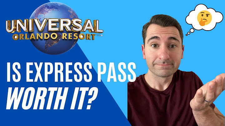 Is it worth getting express pass for universal studios