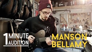 Manson Guitar - 1 Minute Audition