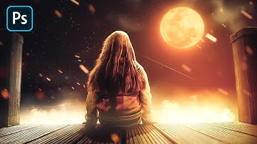 Burning World - Photoshop Light Effects Manipulation Tutorial