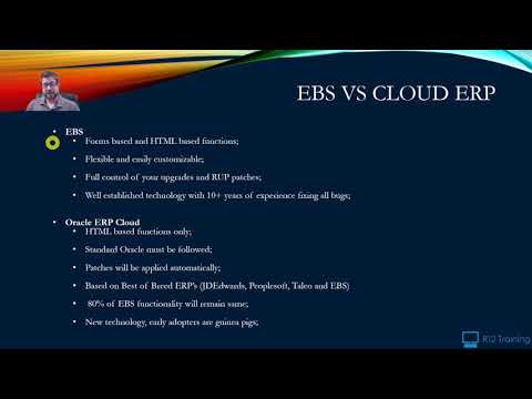 Video: Qual è la differenza tra Oracle ERP e Oracle EBS?