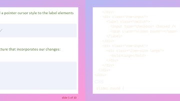 How to Move the Slider of a Checkbox to its Labels with JavaScript