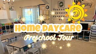 Tour my preschool classroom! ☀️In Home Daycare & Preschool Tour Spring 2020☀️