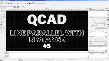 QCAD Line Parallel with distance