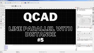 QCAD Line Parallel with distance