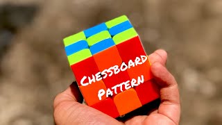 How to do “Chessboard/Checkerboard”pattern in 3x3 Rubik’s cube