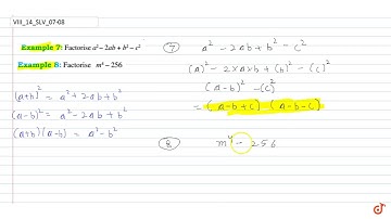 NCERT | Class VIII | FACTORISATION | Solved Examples | Question No. 7
