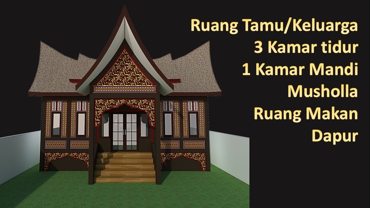  Desain Rumah Gadang  Minimalis Modern YouTube