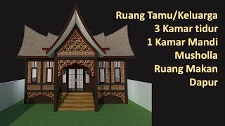 Desain Rumah Gadang Minimalis Modern