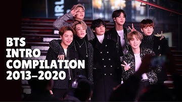 BTS Introduction Compilation (2013-2020)