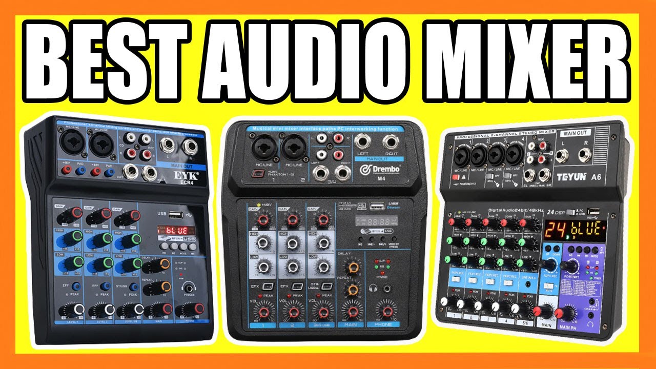 Best Small Audio Mixer Battle – 5 Great Options [2022]