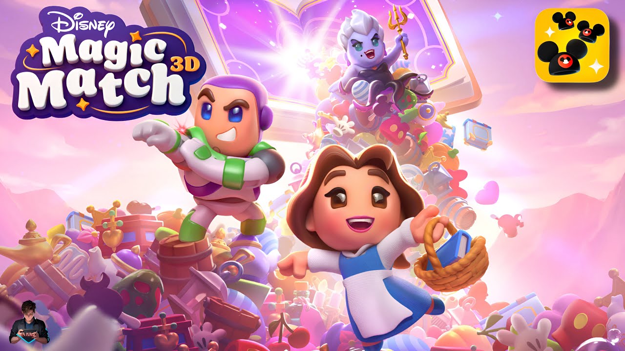 Disney Magic Match 3D First Gameplay Walkthrough | Android / iOS 