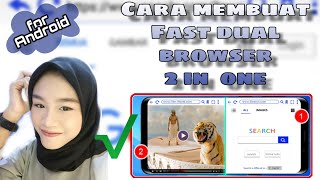 CARA SPLIT DUAL LAYAR BROWSER || #tutorial #Android screenshot 3
