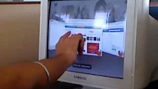 Awesome video crt touchscreen monitor