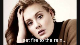 Set Fire To The Rain - Adele Lyrics