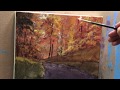 You Must Try This Colorful Landscape in Acrylics!! |How to tutorial!