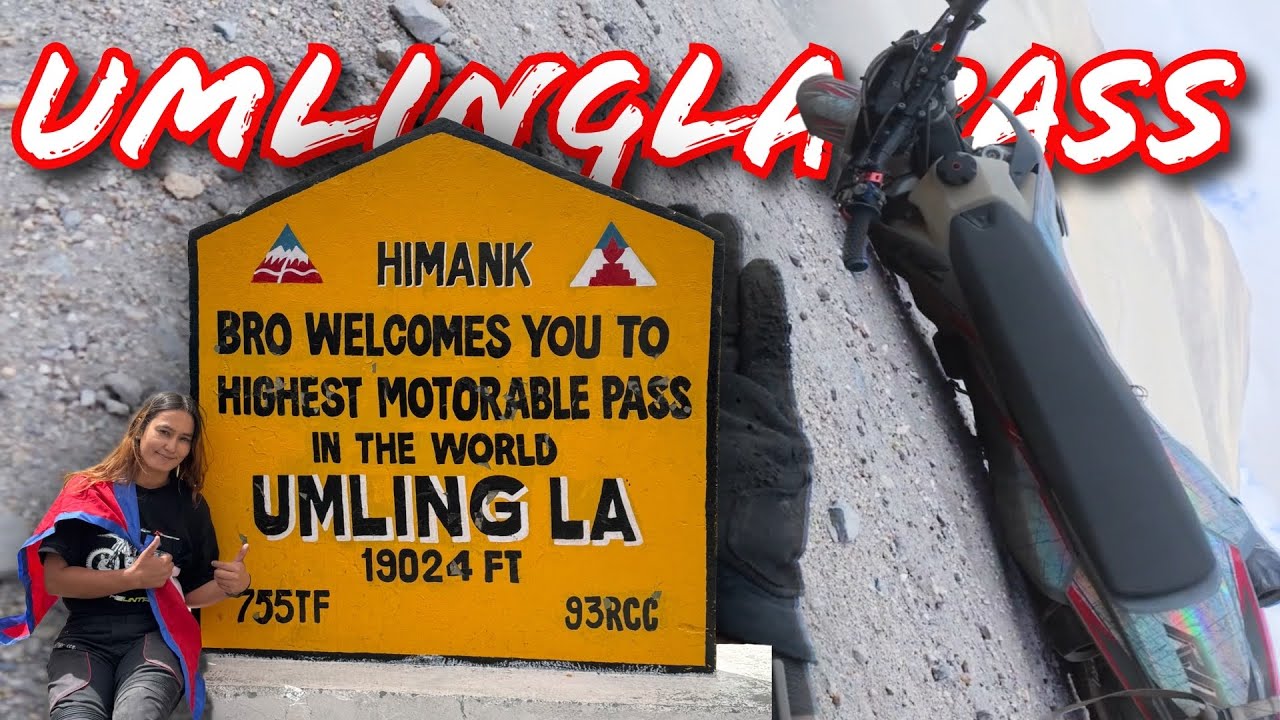 Dream Ride-Umlingla pass|| Khatra sanga ladya😢||World Highest Motorable Road|| Nepal to India 🇮🇳 