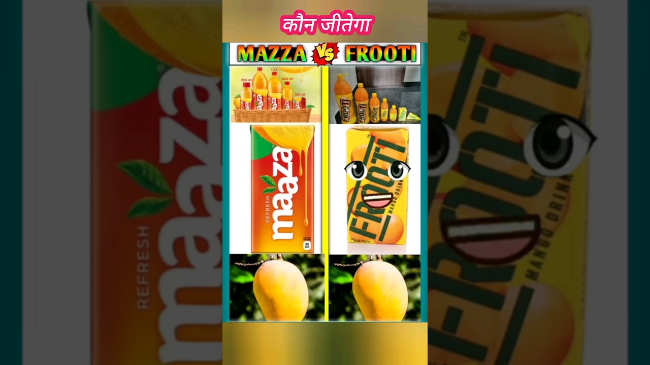 maaza Vs Frooti 🤔 