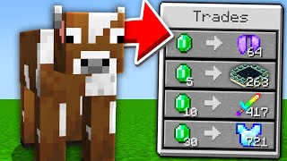 Minecraft Manhunt, But All Mobs Trade OP Items...