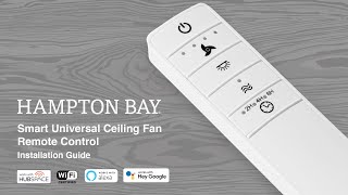 How to Install the Universal Smart Remote from Hampton Bay