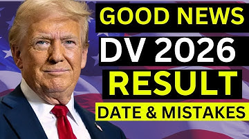 Good News: DV 2026 Results Date - How to Check Your DV 2026 Result Properly