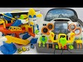 10-minute satisfying toy unboxing, space theme park toy car, airplane breakthrough game set, ASMR