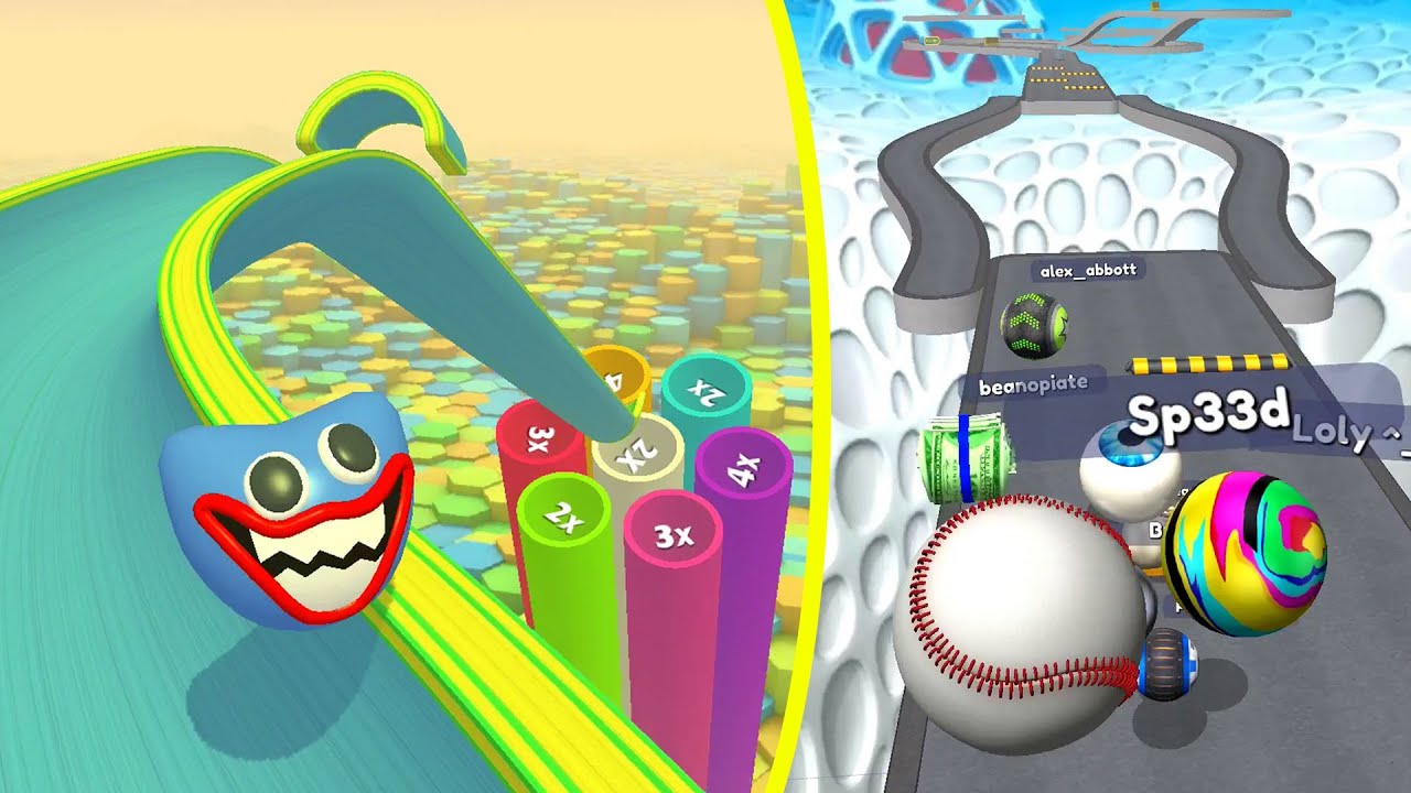 😍🌈🏁👁️Epic Race Going Balls Vs Action Balls New Update Gameplay 