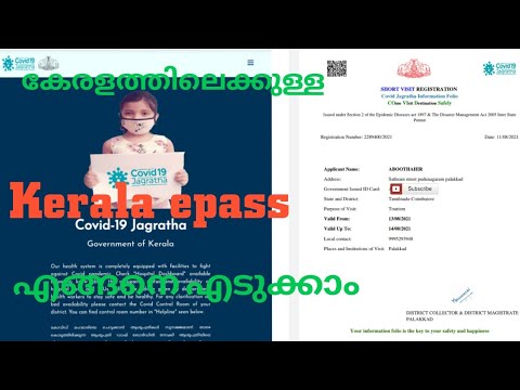 How to Apply Kerala epass Online | Kerala entry pass | Malayalam