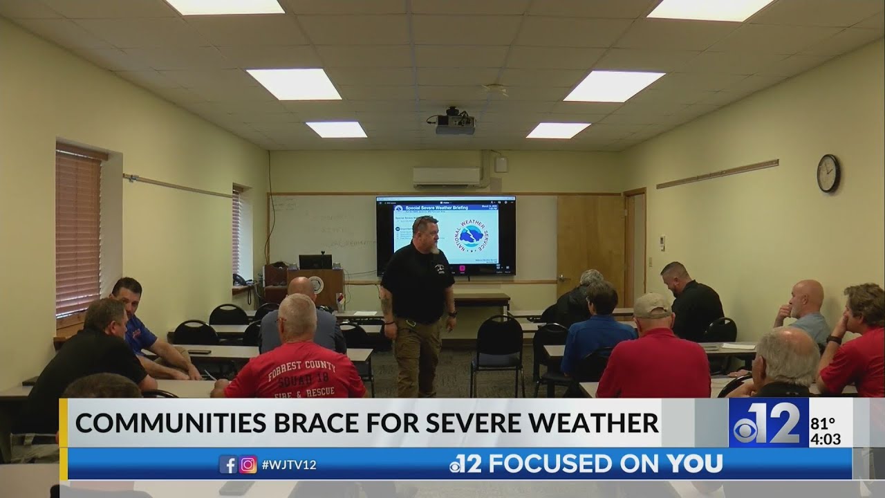 Mississippi communities brace for severe weather - YouTube