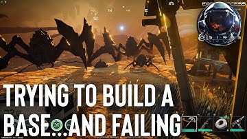 Osiris New Dawn - Trying to Build a Base & Failing