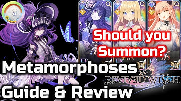 Metamorphoses Guide & Review - Manual & Auto gameplay - Is she worth it?? - Revived Witch