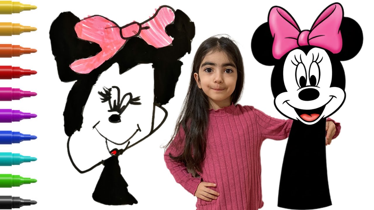 How to Draw Minnie Mouse as a Sprunki Character! | Easy Step-by-Step Drawing Tutorial