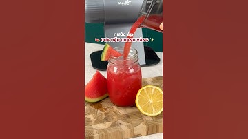 NƯỚC ÉP DƯA HẤU từ máy ép trục ngang