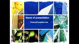Building Inner Planning PowerPoint Template by PoweredTemplate.com