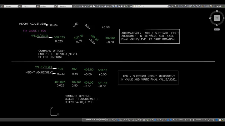 AUTOMAT. ADD/ SUBTRACT HEIGHT ADJUSTMENT IN FIX VALUE AND PLACE FINAL VALUE/LEVEL AS  ROTATION.