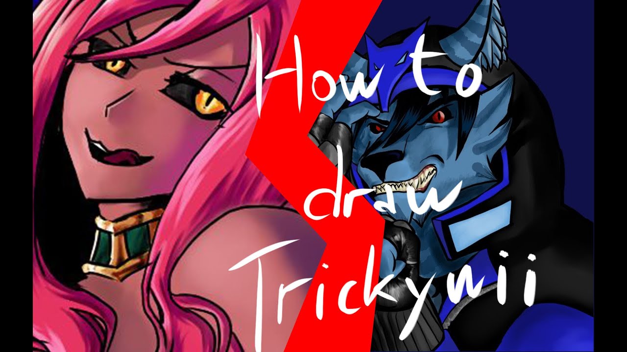 How to draw Trickywii Fan Art Time Lapse