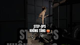 STEP UPS KHÔNG TĂNG ĐƯỢC CƠ 🍑 !?! #dieuhuefit #fitness #gym #shorts